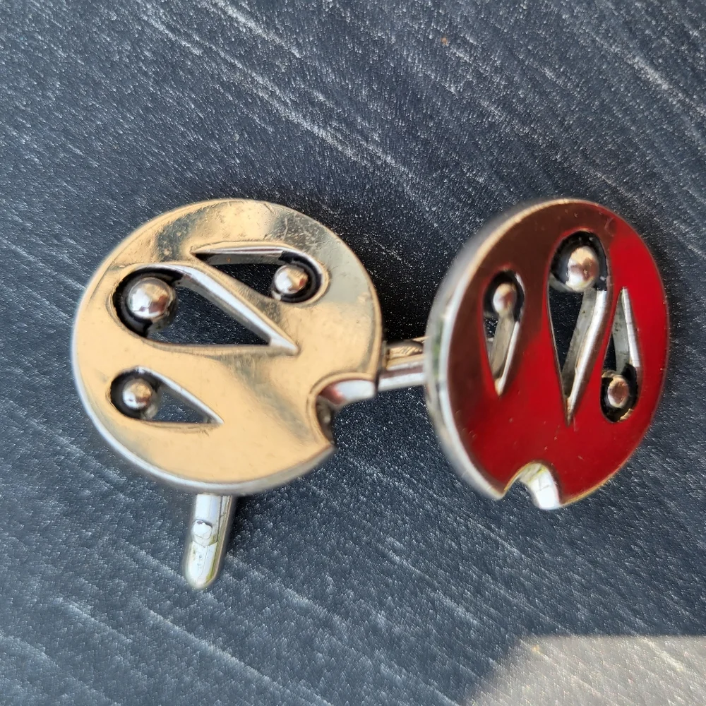 Vintage Cuff Links (2 pr) and Tie Clip ~ MCM ~ SWANK ~ Anson ~ Retro!